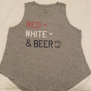 Red, White, and Beer Tank